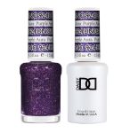 DND Gel Polish Set #924 Purple Aura, 0.5 fl oz, Super Glitter