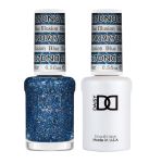 DND Gel Polish Set #927 Blue Illiusion, 0.5 fl oz, Super Glitter
