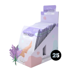 Avry Shea Butter Socks, Lavender, 25pk Bundle