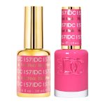 DND DC Pure Gel Polish Set #157 Hot Pink, 0.5 fl oz 