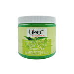 Liko Green Tea Honey Sugar Scrub, 16oz, Organic Paraben Free