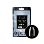 Apres - Gel X Natural Round Short Size 1 Refill Tips Natural Tips