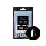Apres Gel X Natural Round Extra Short Size 4.5 Refill Tips