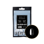 Apres Gel X Natural Round Extra Short Size 6.5 Refill Tips