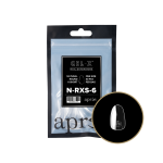 Apres Gel X Natural Round Extra Short Size 06 Refill Natural Tips