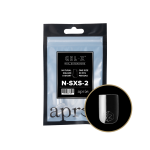 Apres Gel X Natural Square Extra Short Size 02 Refill Tips