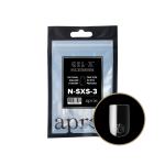 Apres Gel X Natural Square Extra Short Size 03 Refill Tips