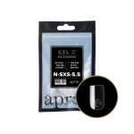 Apres Gel X Natural Square Extra Short Size 5.5 Refill Tips