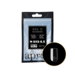Apres Gel X Natural Square Extra Short Size 6.5 Refill Tips