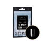 Apres Gel X Natural Square Extra Short Size 07 Refill Tips