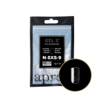Apres Gel X Natural Square Extra Short Size 09 Refill Tips