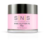 SNS Pink Glitter Dip Powder F2 2oz