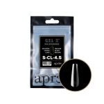 APRES Sculpted Coffin Long - Size 4.5 Refill Tips