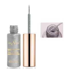 Cre8tion Nail Striper Gel #27 Silver Glitter 0.33 fl oz