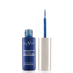 Cre8tion Nail Striper Gel #39 Blue Platinum 0.33 fl oz
