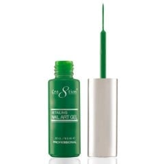 Cre8tion Nail Striper Gel #56 Bright Green 0.33 fl oz