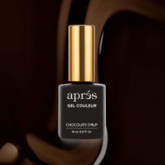 APRÉS Gel Couleur #J12 Chocolate Syrup, 0.5 fl oz