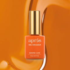APRÉS Gel Couleur #J16 Bonfire Flame, 0.5 fl oz