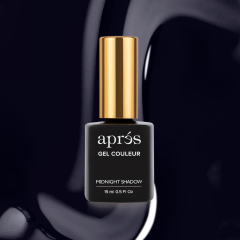 APRÉS Gel Couleur #J01 Midnight Shadow, 0.5 fl oz