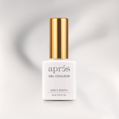 APRÉS Gel Couleur #N01 Baby’s Breath, 0.5 fl oz