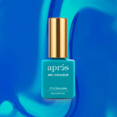 APRÉS Gel Couleur #J08 It’s Cerulean, 0.5 fl oz