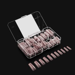 APRÉS  Neutrals Mia Sculpted Square Long, 150pc