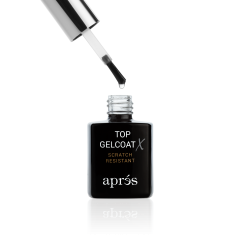APRÉS Top Gel Coat X, 0.5 fl oz Scratch Resistant