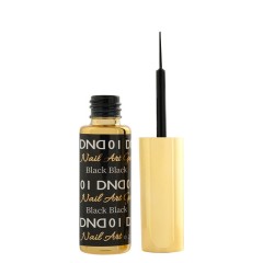 DND Nail Art Striper #01 Black, 0.25 fl oz