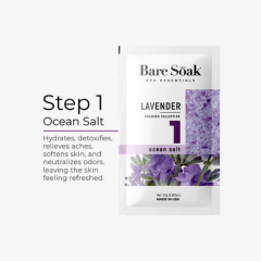 NuRevolution Bare Soak 5 Step Lavender - 50pc Case