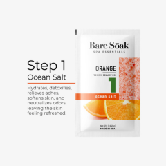 NuRevolution Bare Soak 5 Step Orange - 50pc Case