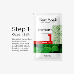 NuRevolution Bare Soak 5 Step Peppermint - 50pc Case