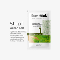 NuRevolution Bare Soak 5 Step Green Tea - 50pc Case