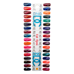 DND Gel Cat Eye Full Set, 36pc Bundle