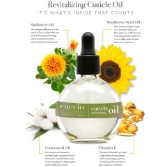 Cuccio Revitalizing Cuticle Oil White Limetta & Aloe Vera, 2.5 fl oz