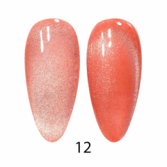 DC 9D Cat Eye Smoothie #12 Coral Ice, 0.5 fl oz