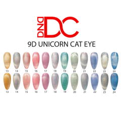 DC 9D Cat Eye Gel Unicorn Set, 12pc Bundle