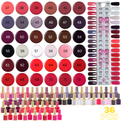 DND DC Pure Gel Polish Set Collection #2, 36pc Bundle