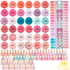 DND DC Pure Gel Polish Set Collection #4, 36pc Bundle