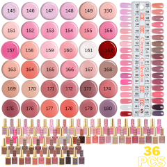 DND DC Pure Gel Polish Set Collection #5, 36pc Bundle