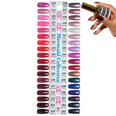 DND DC Gel Polish Set Collection #7 Mermaid, 36pc Bundle