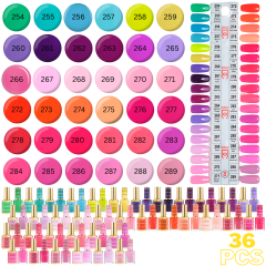 DND DC Pure Gel Polish Set Collection #8, 36pc Bundle