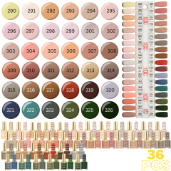 DND DC Pure Gel Polish Set Collection #9, 36pc Bundle