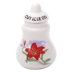 Burmax Cuticle Oil Jar with Brush, Small, 50 mL