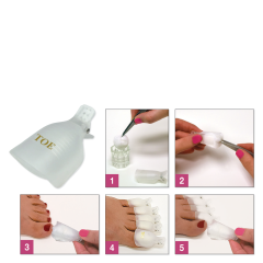 Burmax Soak-off Clips for Toes-10 pk