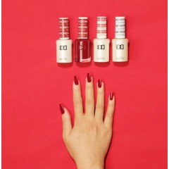 DND Gel Polish Set #429 Boston University Red, 0.5 fl oz