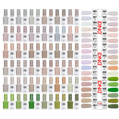 DND Gel Polish Set Retro Earth-Scape Collection #16, 36pc Bundle