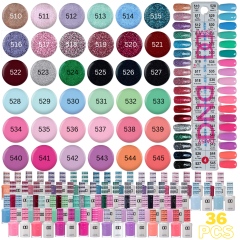 DND Gel Polish Set Collection #4, 36pc Bundle