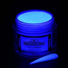 NotPolish Dip G01 Purple White, Glow In The Dark, 2oz