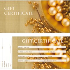 Gift Certificate Design 06