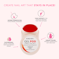KiaraSky Gel Pod Pro Paint #GP505 Catch Up, 0.17oz